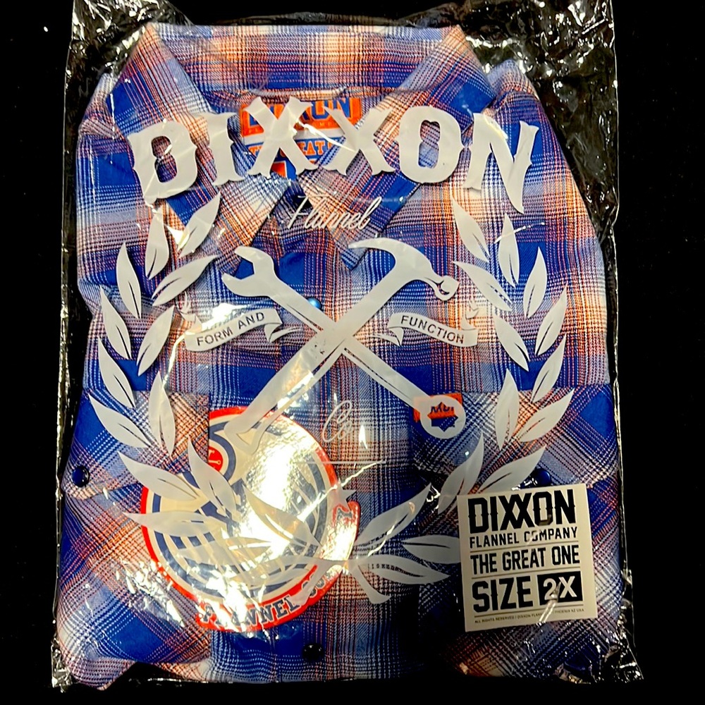 DIXXON Flannel Co. “The Great One” NIB.Original packaging. Never opened. 2X